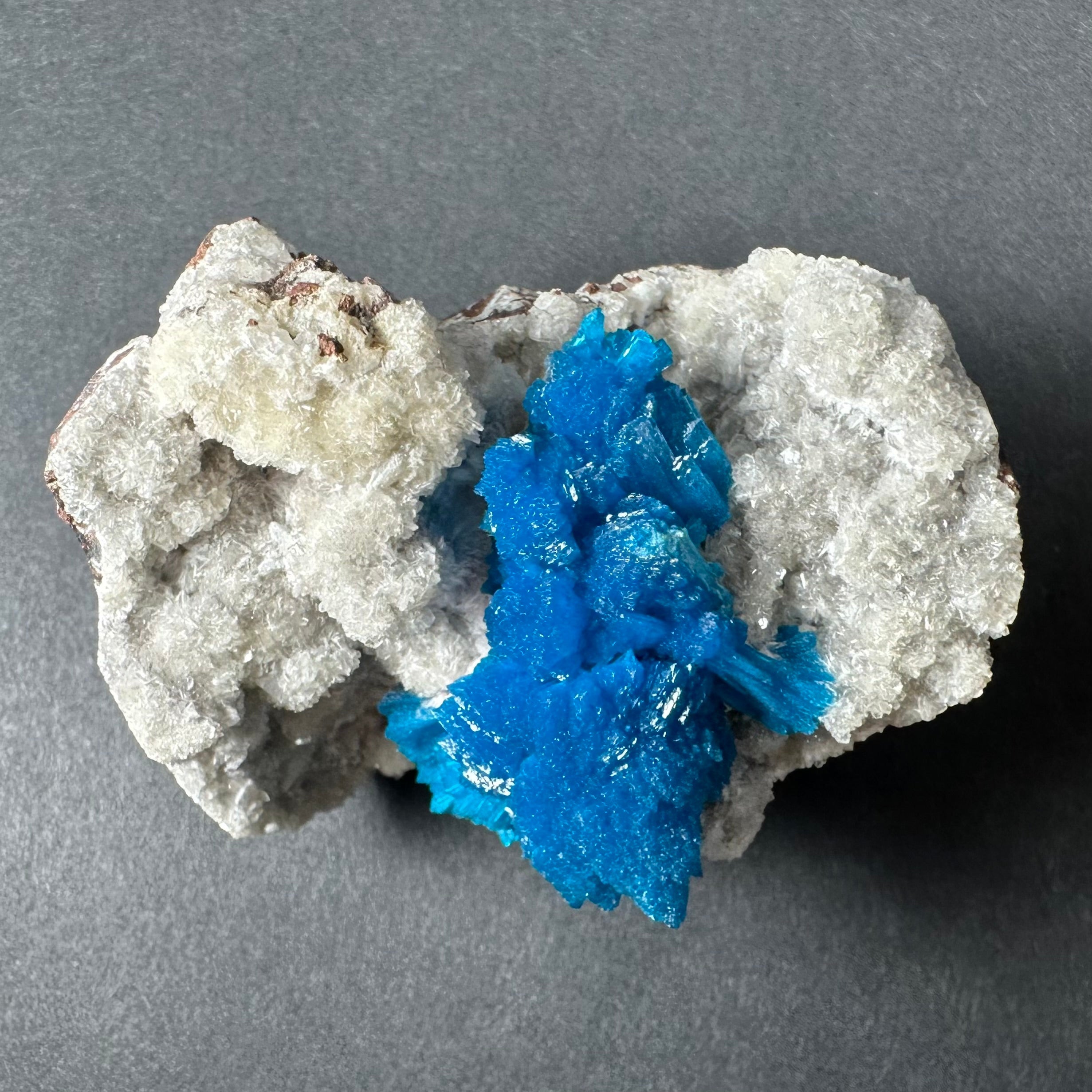 Cavansite with Stilbite on Matrix from Maharashtra, Pune, India by Rare Earth Gallery - product image 5 for Resin Society