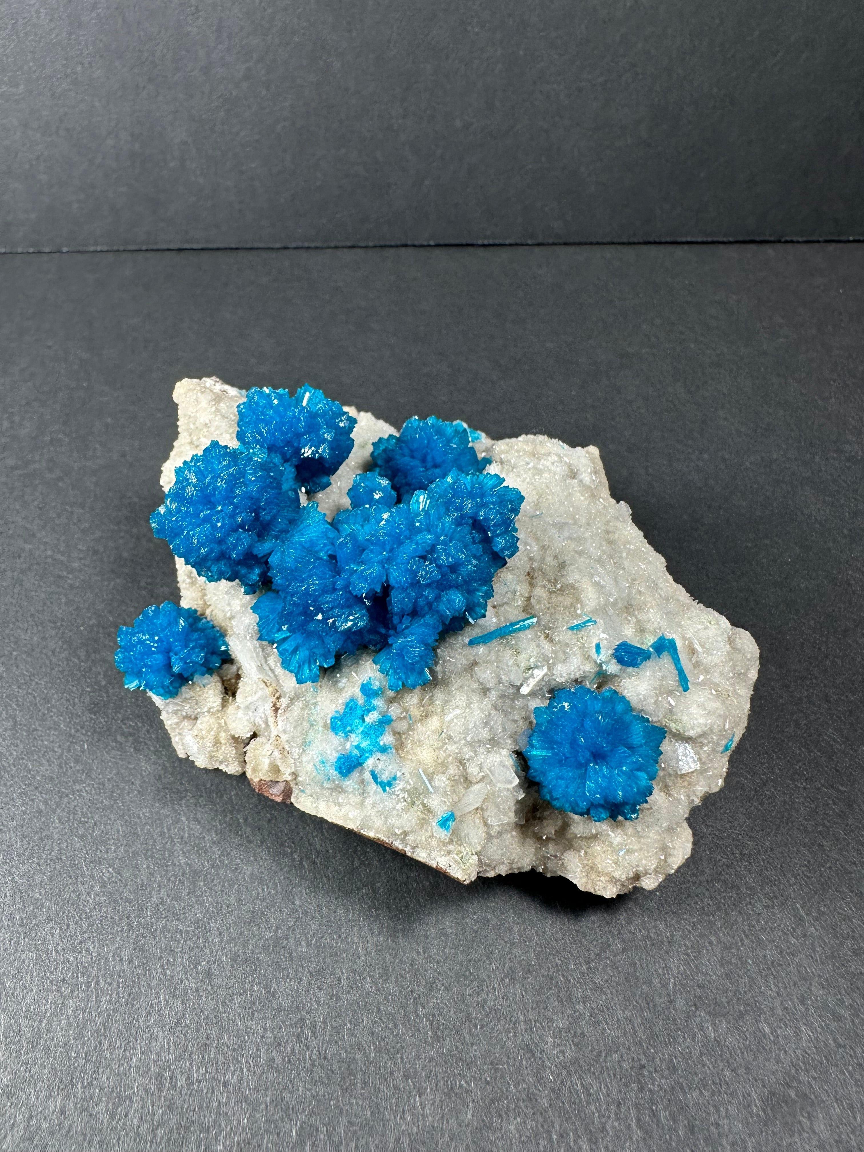 Cavansite with Stilbite on Matrix from Maharashtra, Pune, India by Rare Earth Gallery - product image 2 for Resin Society