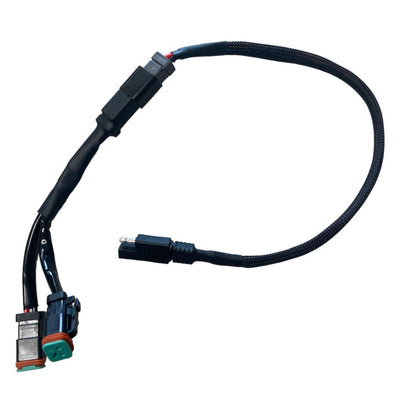 Speed UTV Harness Adapter Dual Deutsch with two Deutsch connectors and wiring