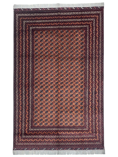 Hand-Knotted Afghani Mawri Wool Rug – 6'9″ x 9'6″ by Rugistan - main product image for Resin Society