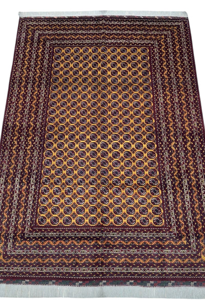 Hand-Knotted Afghani Mawri Wool Rug – 6’5″ x 9’4″ by Rugistan - product image 2 for Resin Society