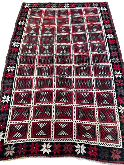 Hand-knotted Persian Tribal Khorramabad Wool Rug 4’3” x 6’10” by Rugistan - product image 3 for Resin Society