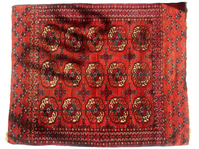 Antique 1920’s Tribal Turkoman Tekke Wedding Rug 3’4” x 4’1” by Rugistan - product image 2 for Resin Society