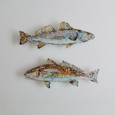 "Redfish" Acrylic Wall Contour