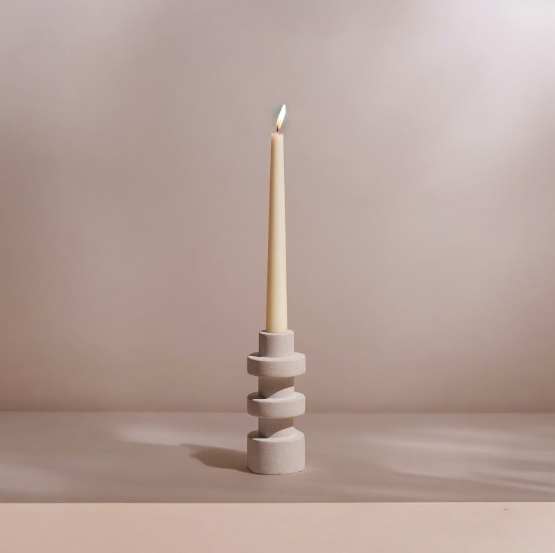 Sandstone Candle Holders by MESO
