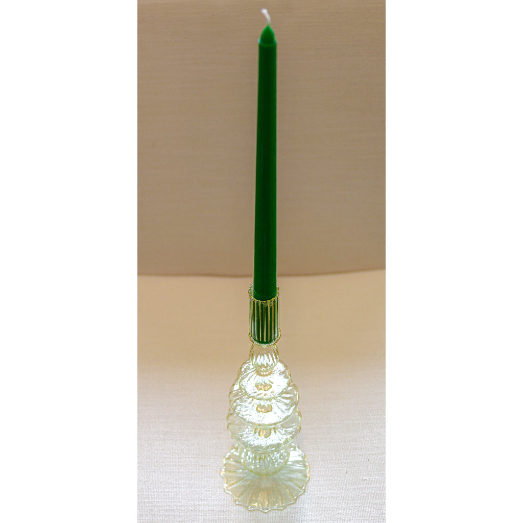 Extra Tall Pine Green Taper Candle, 1 Case of 24 Packs by Ro'Table - product image 6 for Resin Society