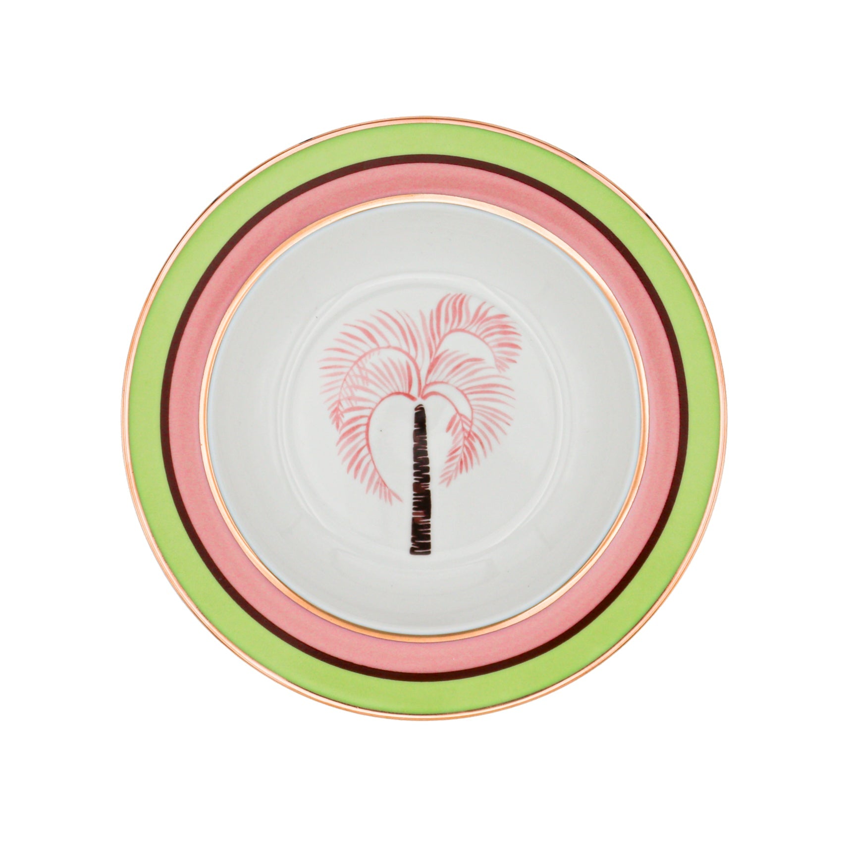Pistachio & Lychee Palm Soup Bowl - Set of 4 (+1 Bonus Bowl) by Ro'Table - main product image for Resin Society