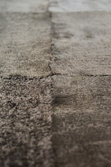 Plain Stacked - Charcoal Lambskin Rug by Homelosophy