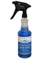 Plexi-Clear Liquid Spray bottles in quart, gallon, and case pack sizes