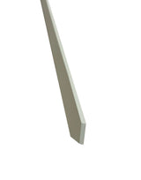 Long, slender off-white rectangular bar with a slightly beveled edge, photographed against a white background at an angle showing its thickness.