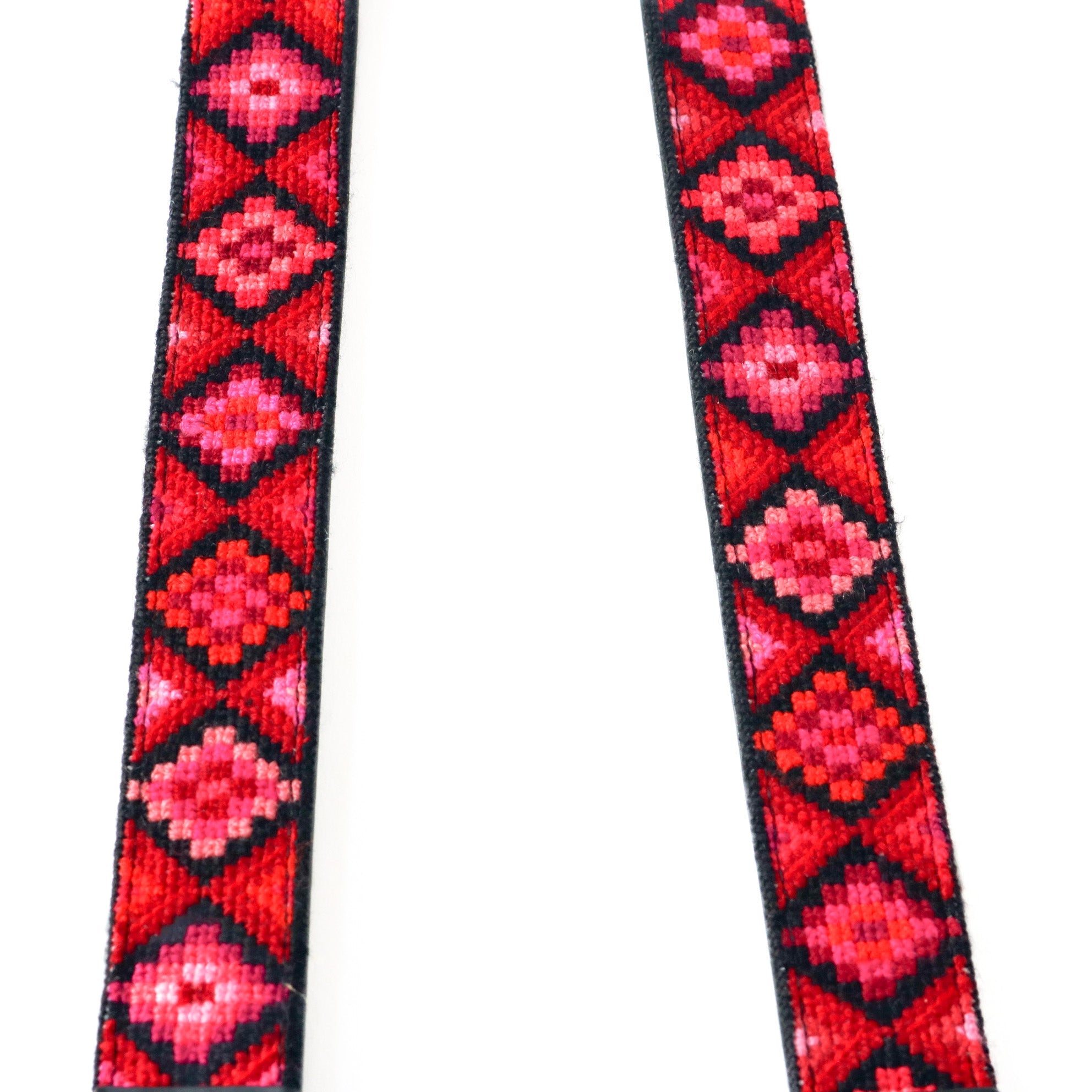 Mai Woven Bag Strap - Poppy with Leather by Tin Marin Brand - product image 4 for Resin Society