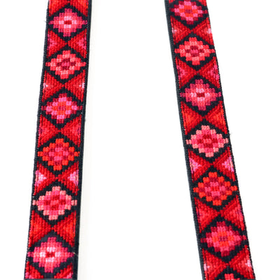 Mai Woven Bag Strap - Poppy with Leather by Tin Marin Brand - product image 4 for Resin Society