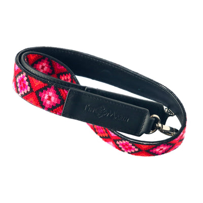 Mai Woven Bag Strap - Poppy with Leather by Tin Marin Brand - product image 5 for Resin Society