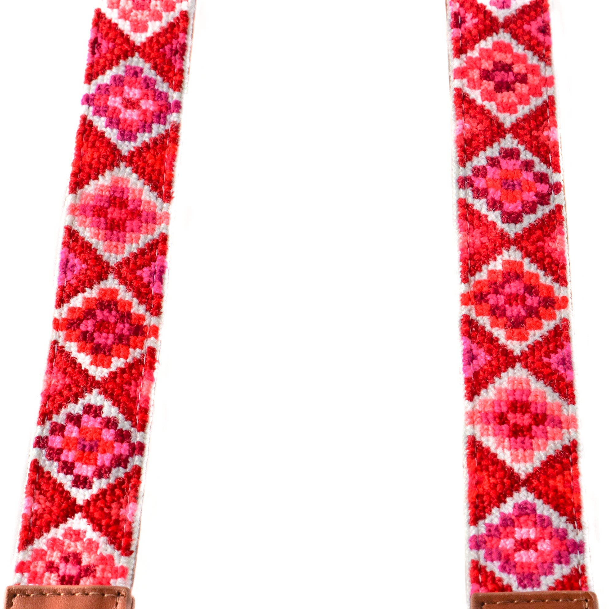 Mai Woven Bag Strap - Poppy with Leather by Tin Marin Brand - product image 8 for Resin Society