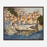 Port Venere Artist Enhanced Canvas Print by John Beard Collection - product image 5 for Resin Society