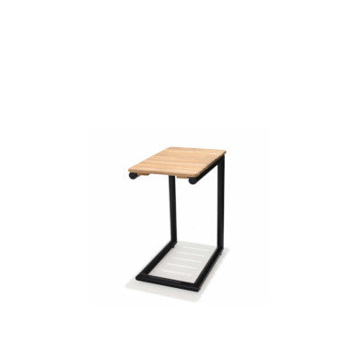 Portals Dark C-Shape Side Table Black by LifestyleGarden US - product image 9 for Resin Society