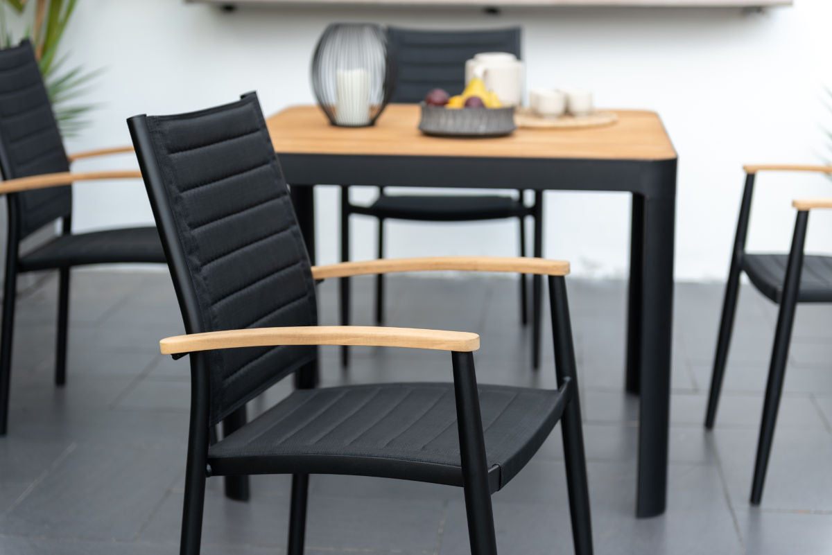 Portals Dark Lite 2pc Stacking Armchair by LifestyleGarden US - product image 5 for Resin Society