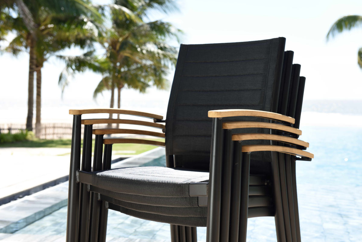 Portals Dark Lite 2pc Stacking Armchair by LifestyleGarden US - main product image for Resin Society