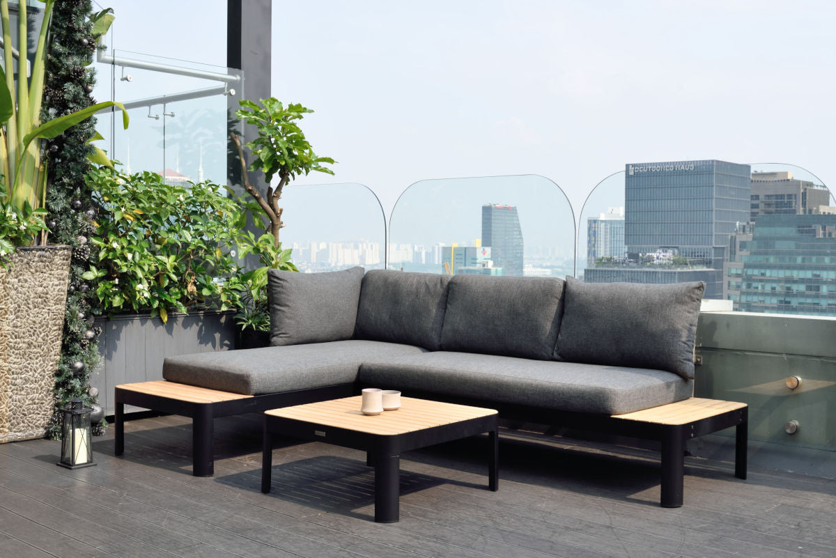 Portals Dark Modular Sofa 3pc Set by LifestyleGarden US - main product image for Resin Society