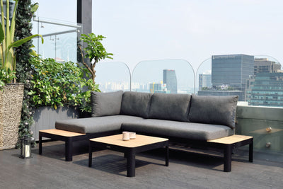 Portals Dark Modular Sofa 3pc Set by LifestyleGarden US - main product image for Resin Society