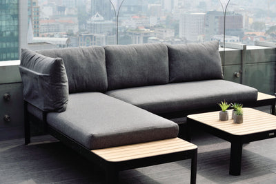 Portals Dark Modular Sofa 3pc Set by LifestyleGarden US - product image 2 for Resin Society