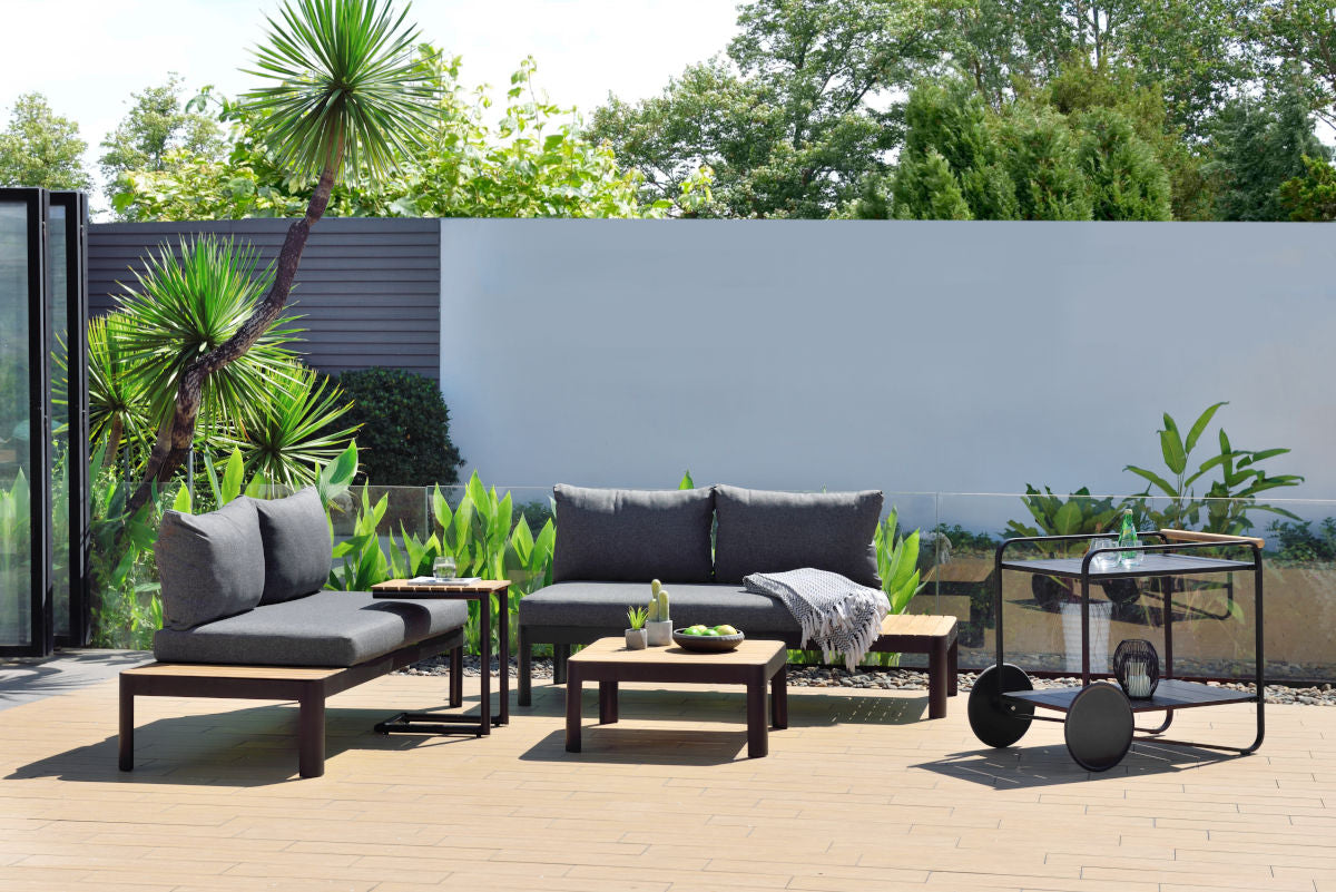 Portals Dark 2-Seat Sofa by LifestyleGarden US - product image 5 for Resin Society