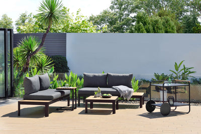 Portals Dark 2-Seat Sofa by LifestyleGarden US - product image 5 for Resin Society