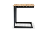Portals Dark C-Shape Side Table Black by LifestyleGarden US - product image 6 for Resin Society