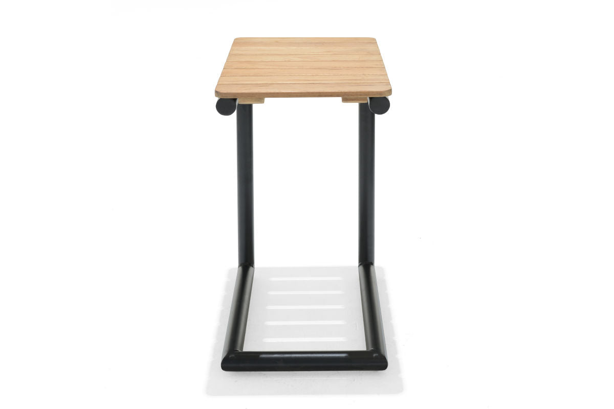 Portals Dark C-Shape Side Table Black by LifestyleGarden US - product image 7 for Resin Society