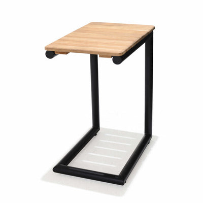 Portals Dark C-Shape Side Table Black by LifestyleGarden US - product image 5 for Resin Society