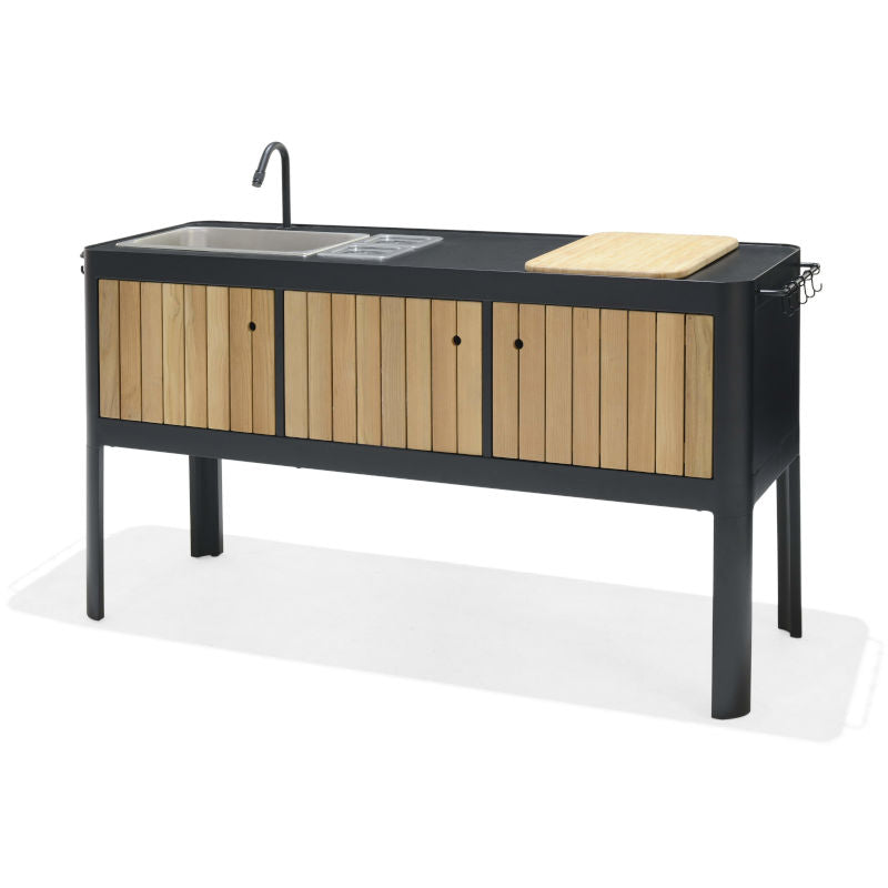 Portals Dark Outdoor Kitchen by LifestyleGarden US - product image 11 for Resin Society