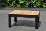 Portals Dark Square Coffee Table by LifestyleGarden US - main product image for Resin Society