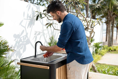 Portals Dark Outdoor Kitchen by LifestyleGarden US - product image 9 for Resin Society