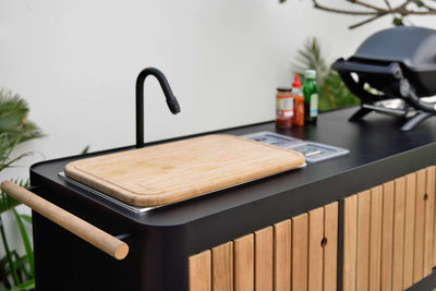Portals Dark Outdoor Kitchen by LifestyleGarden US - product image 2 for Resin Society