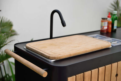 Portals Dark Outdoor Kitchen by LifestyleGarden US - product image 3 for Resin Society