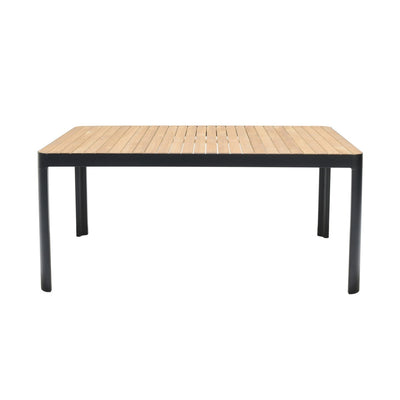 Portals Dark 4 Seater Carver Rectangular Dining set by LifestyleGarden US - product image 8 for Resin Society