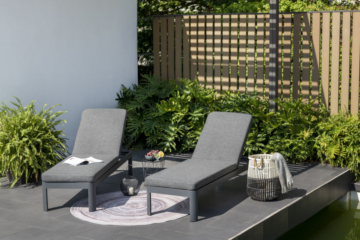 Portals Dark Sun Lounger - 1pc by LifestyleGarden US - main product image for Resin Society
