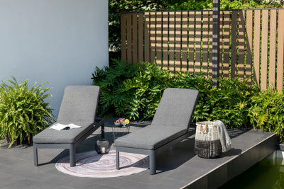 Portals Dark Sun Lounger - 1pc by LifestyleGarden US - main product image for Resin Society