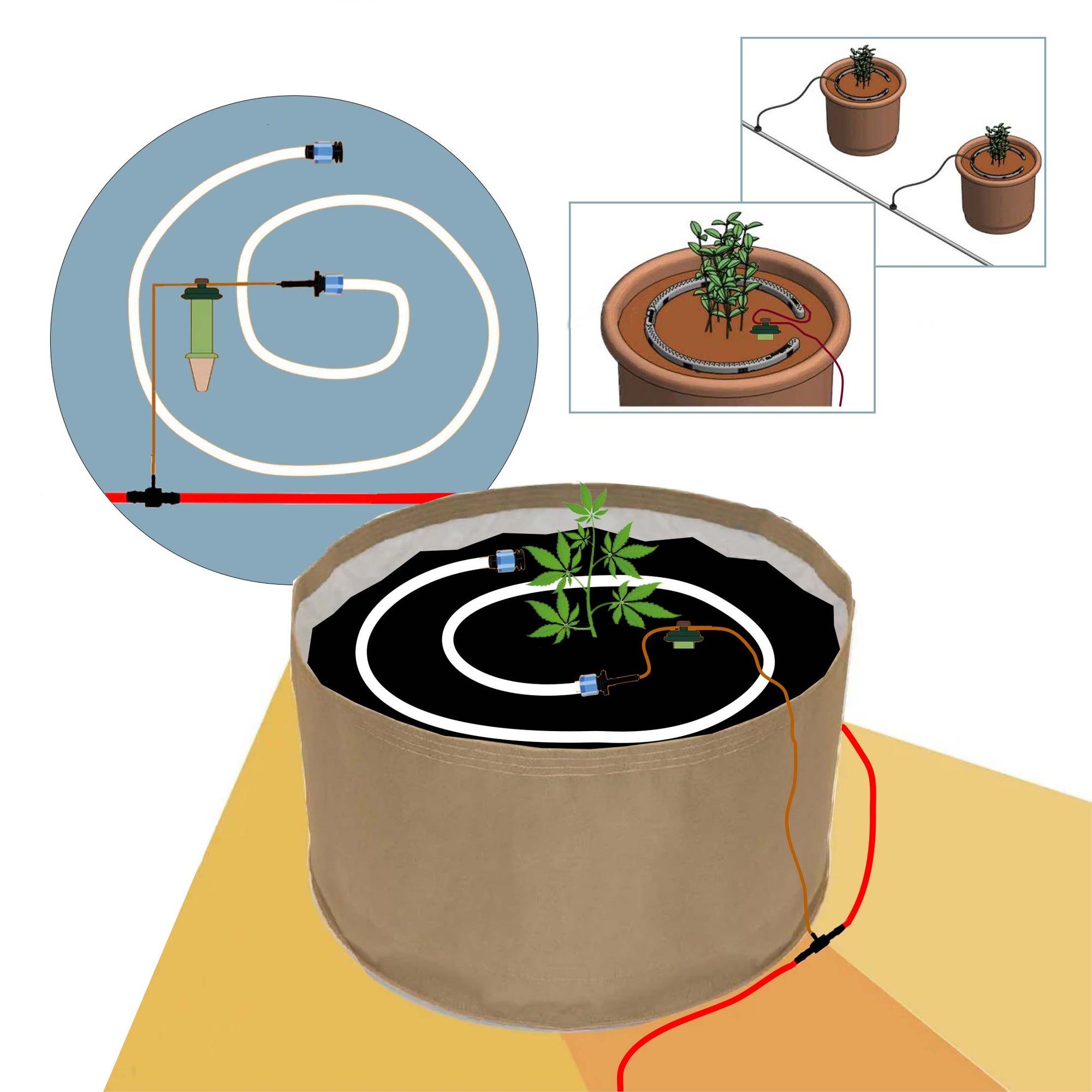 Blumat Irrigation for Pots by Sustainable Village - main product image for Resin Society