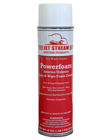 Powerfoam Aerosol Dry Wash can with foam spray cleaner for aircraft surfaces