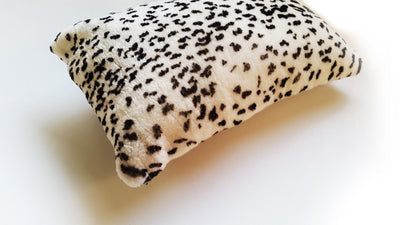 Shearling Leopard Square Pillow by Homelosophy