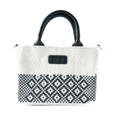 Tin Marin White Small Woven Crossbody Bag by Tin Marin Brand - product image 10 for Resin Society