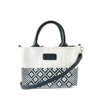 Tin Marin White Small Woven Crossbody Bag by Tin Marin Brand - product image 6 for Resin Society