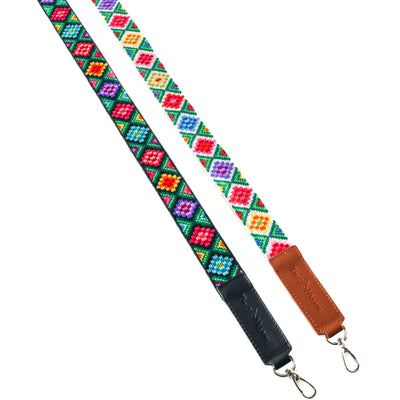 Mai Woven Bag Strap - Multi with Leather by Tin Marin Brand - product image 5 for Resin Society