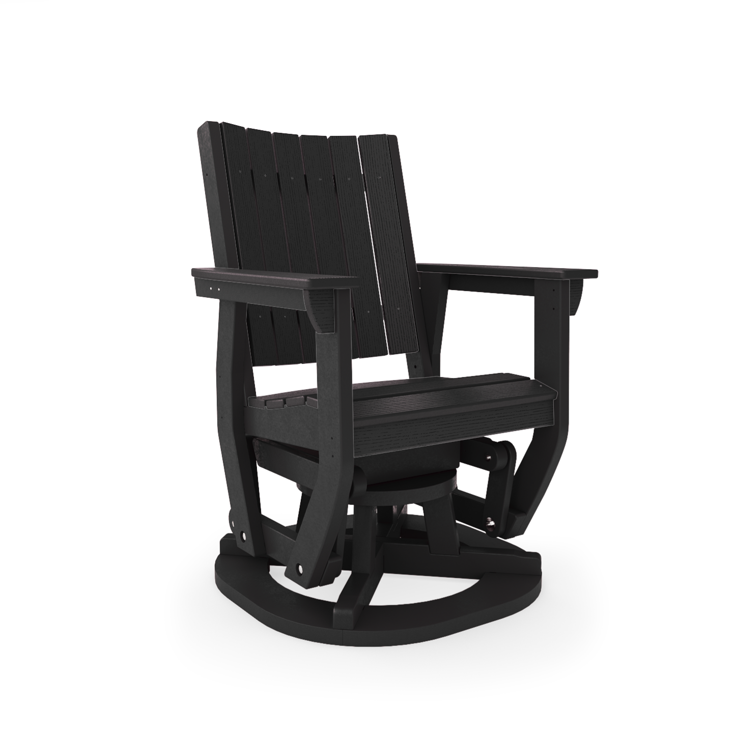 SoPoly Callaway Swivel Glider outdoor chair in multiple colors