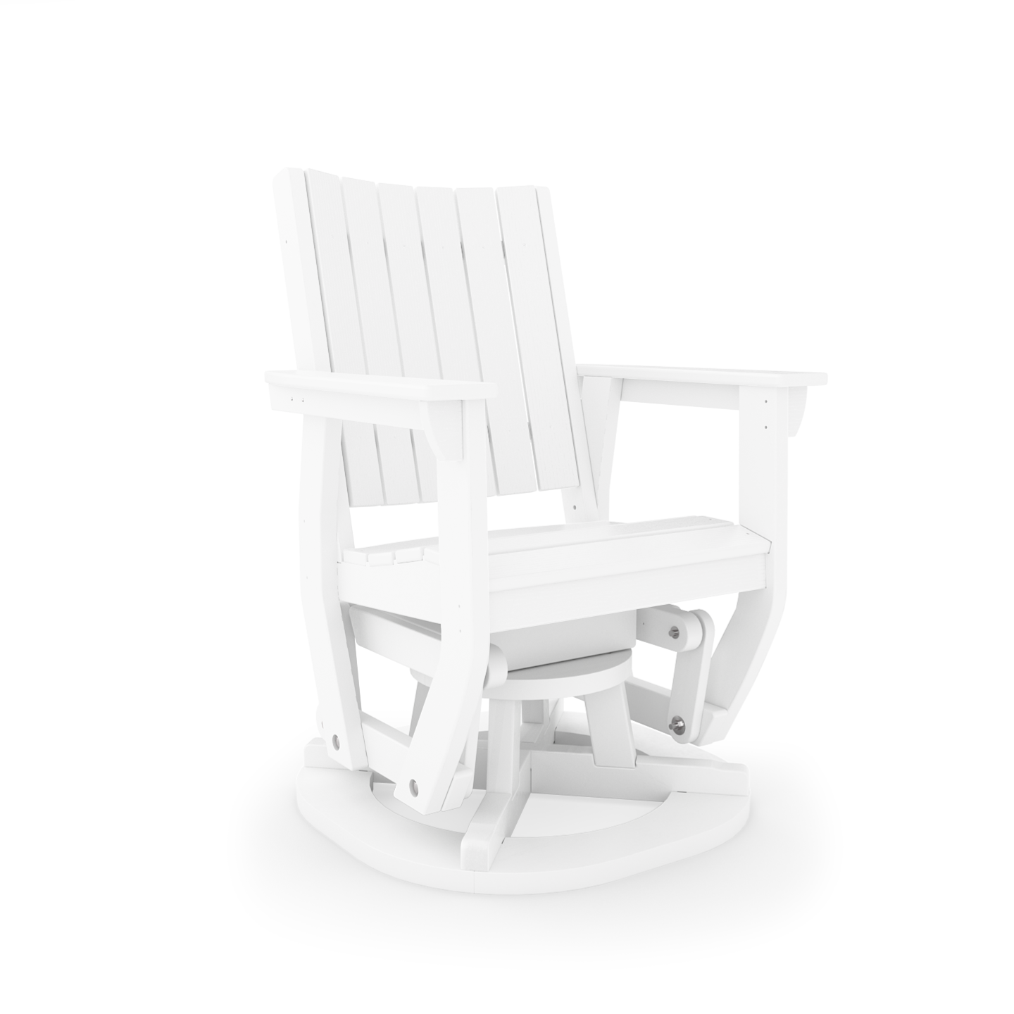 SoPoly Callaway Swivel Glider outdoor chair in multiple colors