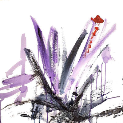 Purple and Black I Artist Enhanced Canvas Print by John Beard Collection - main product image for Resin Society