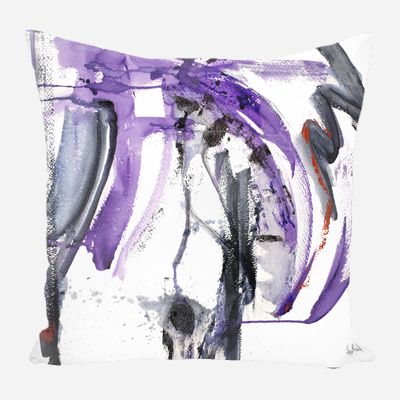 Purple and Black II Pillow by John Beard Collection - main product image for Resin Society