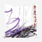 Purple and Black III Pillow by John Beard Collection - main product image for Resin Society