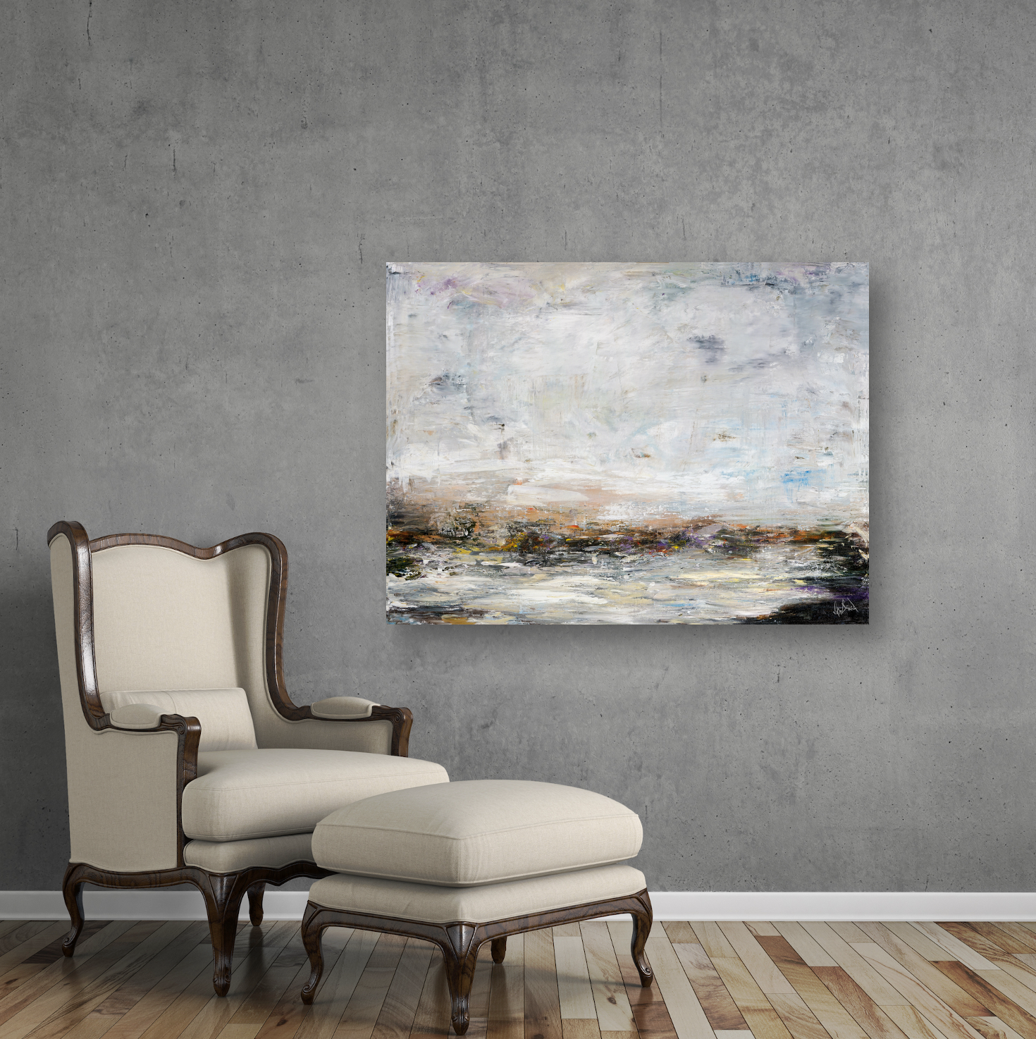 Purple Haze Artist Enhanced Canvas Print by John Beard Collection - product image 2 for Resin Society